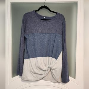 Tri-color comfy shirt